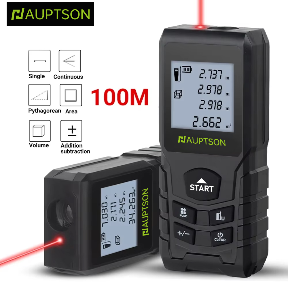Laser Distance Meter 100M - HAUPTSON 70/100M Laser Rangefinder Distance Meter