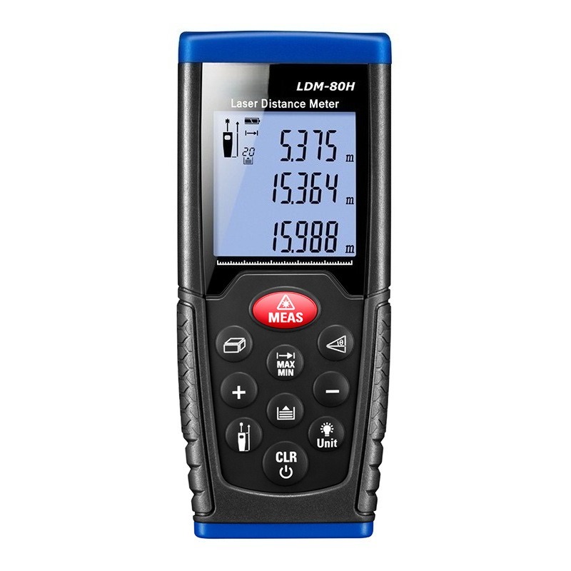 Laser Distance Meter 100M - Portable Infrared Laser Rangefinder LDM100H, 100M