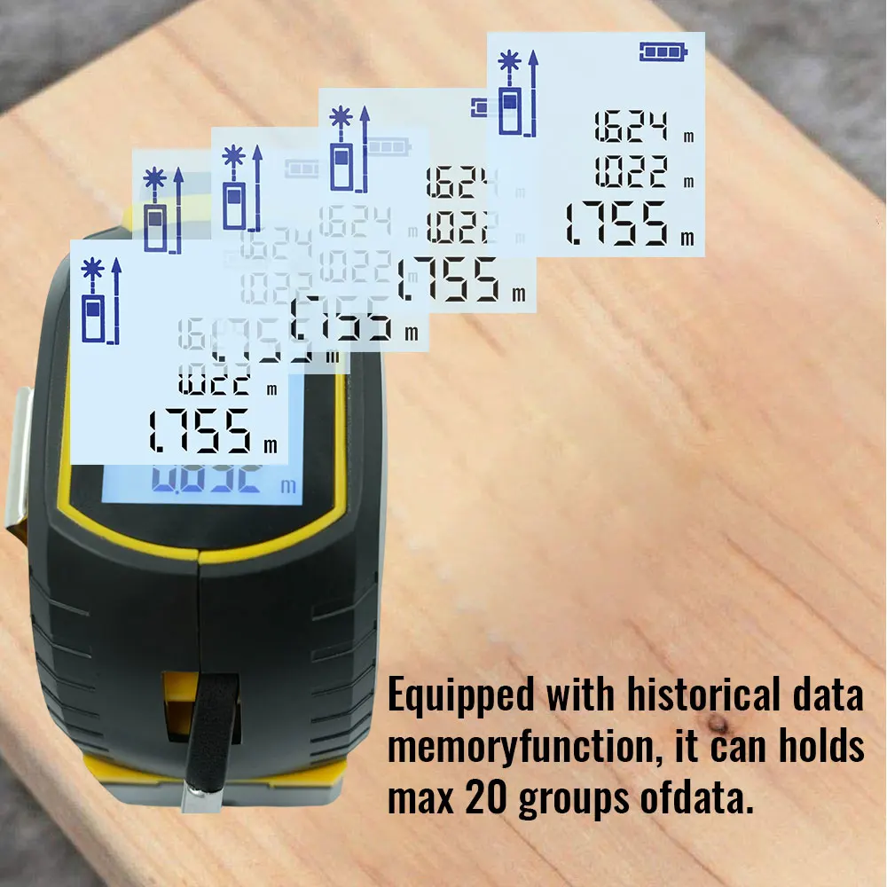 2026 New Laser Tape Measure 3  - Digital Tape Measure 5M Laser 评论和价格