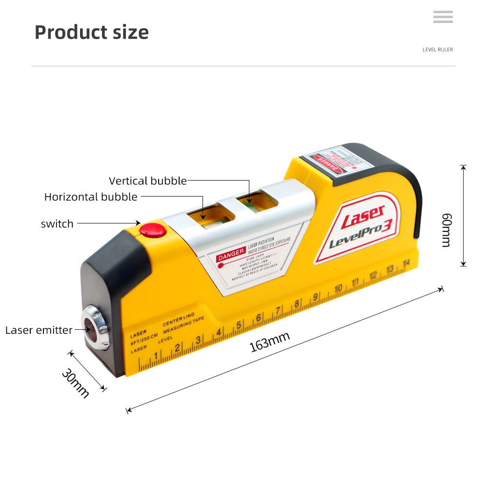 Laser Level And Distance Meter - Laser Distance Meter With Bubble Level 评论和价格