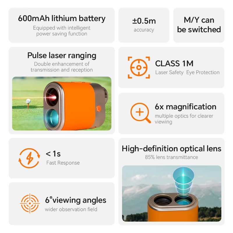 Golf Course Laser Rangefinder  - Golf Rangefinder Laser Slope 评论和价格