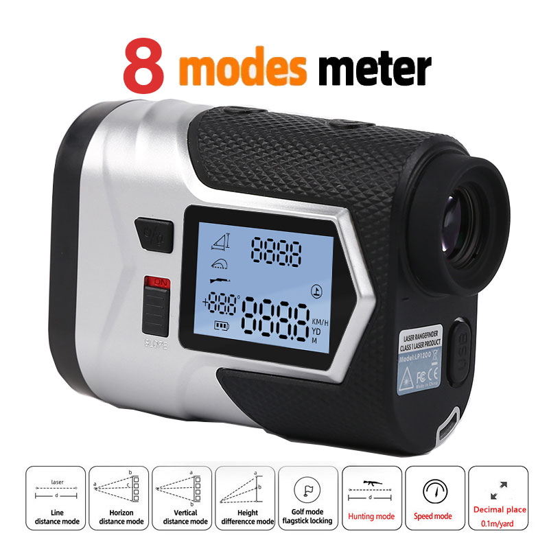 8 Modes Rechargeable With Slop - Golf Rangefinder Laser Slope 评论和价格
