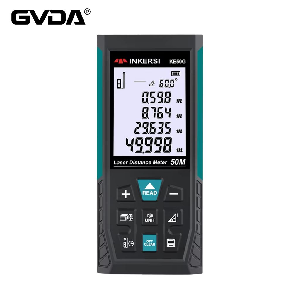 Laser Rangefinder 50M Digital  - Laser Distance Meter With Bubble Level 评论和价格