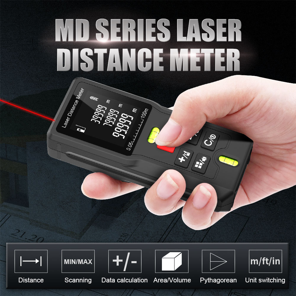 BOAYAL Laser Distance Meter wi - Laser Distance Meter With Bubble Level 评论和价格