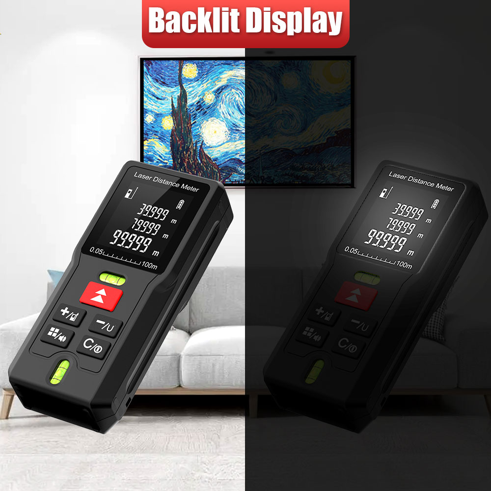 BOAYAL Laser Distance Meter wi - Laser Distance Meter With Bubble Level 评论和价格