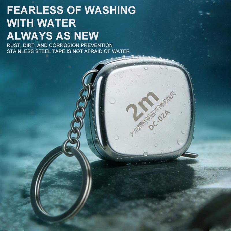 New 5pcs 2m Stainless Steel Ta - Mini Laser Measure Keychain 评论和价格