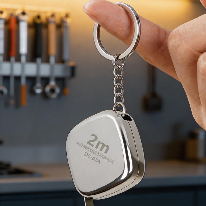 New 5pcs 2m Stainless Steel Ta - Mini Laser Measure Keychain 评论和价格