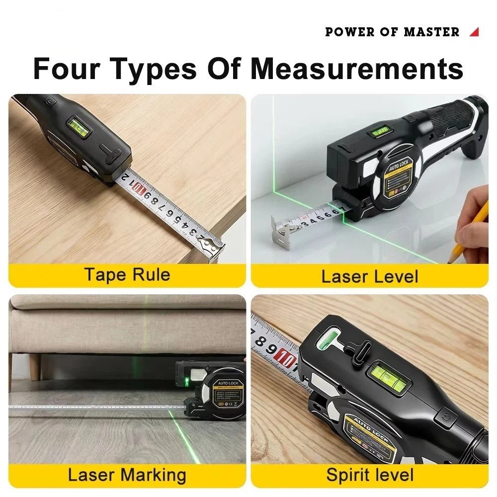 Sturdy Construction Laser Tape - Digital Tape Measure 5M Laser 评论和价格