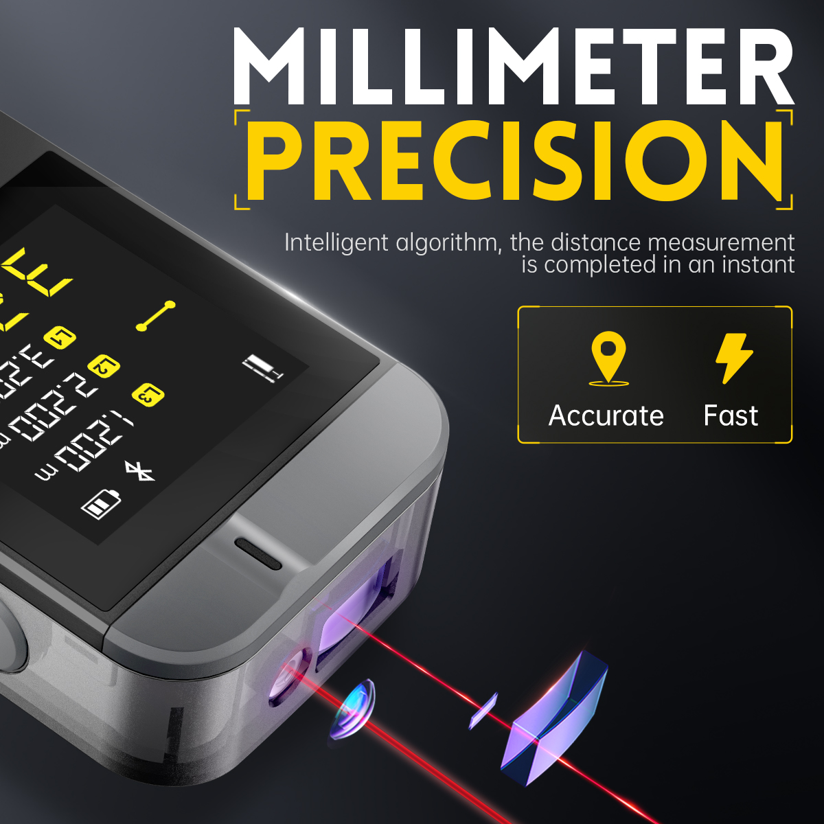 FNIRSI IR40 Laser Rangefinder  - Laser Measure 40M Bluetooth 评论和价格