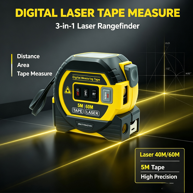 2026 New Laser Tape Measure 3  - Digital Tape Measure 5M Laser 评论和价格