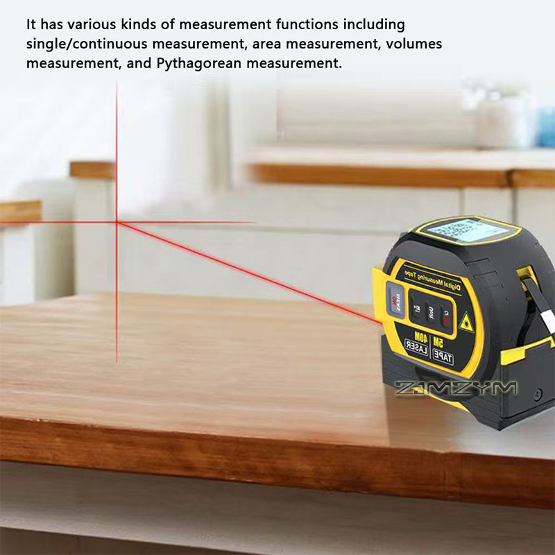 3 in 1 Laser Measuring Tape 40 - Digital Tape Measure 5M Laser 评论和价格