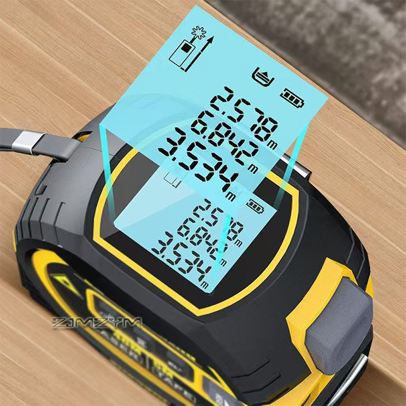 3 in 1 Laser Measuring Tape 40 - Digital Tape Measure 5M Laser 评论和价格