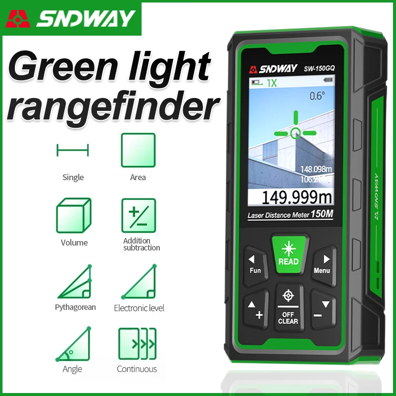 Green Laser Distance Meter Dig - Laser Distance Meter 100M 评论和价格