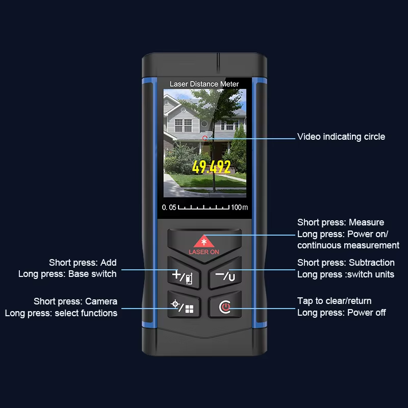 Laser Distance Meter 150m, Dig - Laser Rangefinder 150M Outdoor 评论和价格