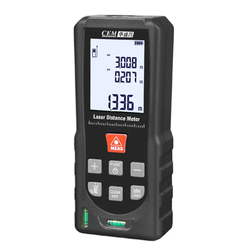 Premium CEM Laser Rangefinder  - Laser Distance Meter With Bubble Level 评论和价格