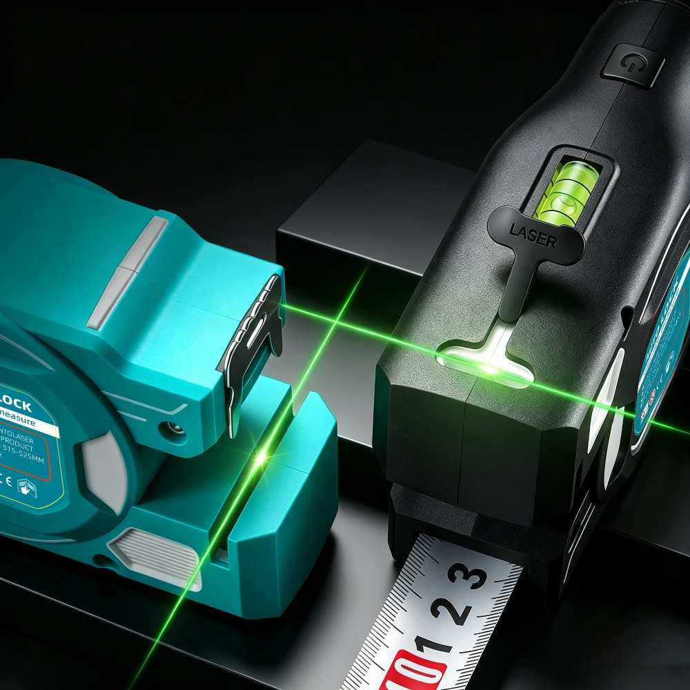 Laser Tape Measure 2-in-1 5mX2 - Laser Distance Meter 2 In 1 Tape 评论和价格