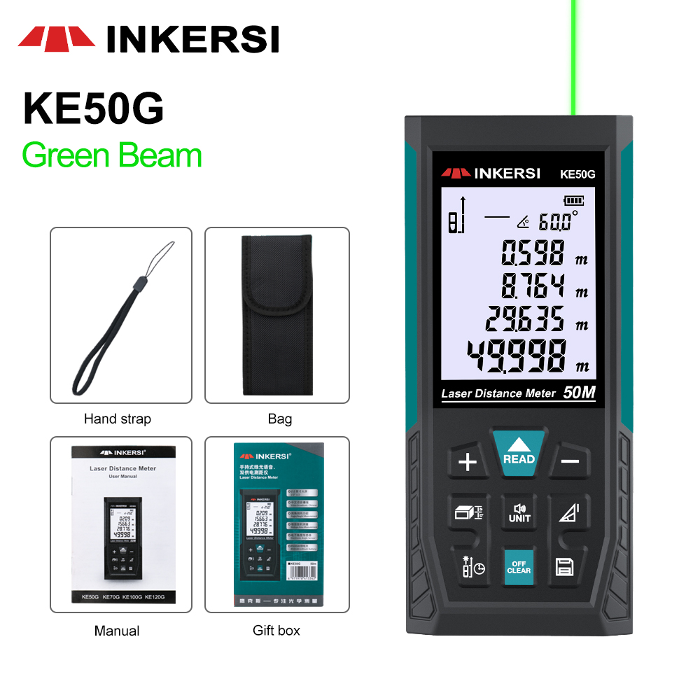 Laser Rangefinder Digital Dist - Laser Distance Meter With Bubble Level 评论和价格
