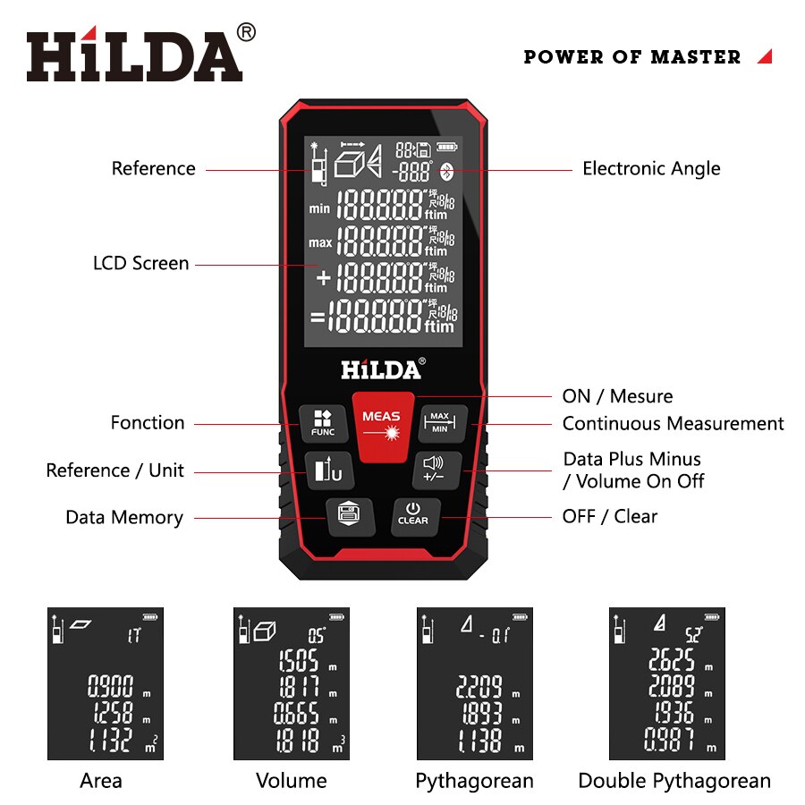 HILDA Laser Distance 50M/100M/ - Laser Distance Meter 100M 评论和价格