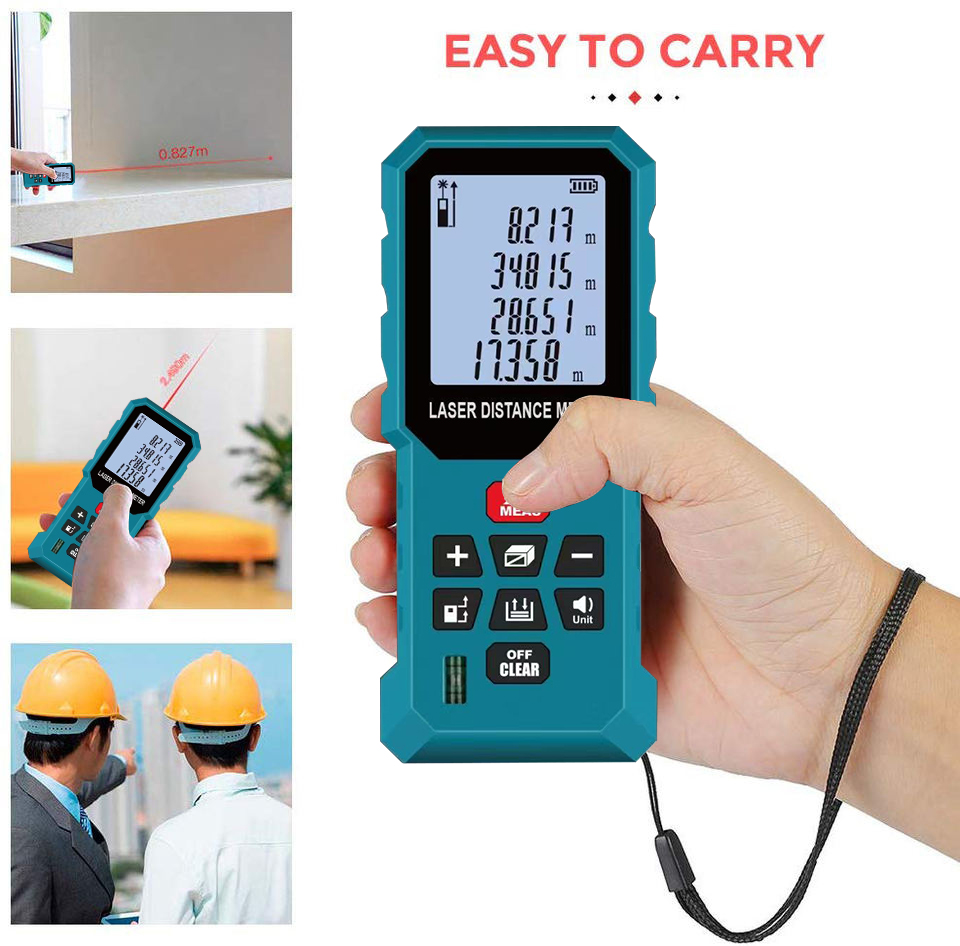 Heipoe high precision Laser di - Laser Distance Meter With Bubble Level 评论和价格