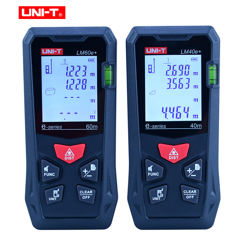 UNI-T LM40e+ LM60e+ Laser Rang - Laser Distance Meter With Bubble Level 评论和价格