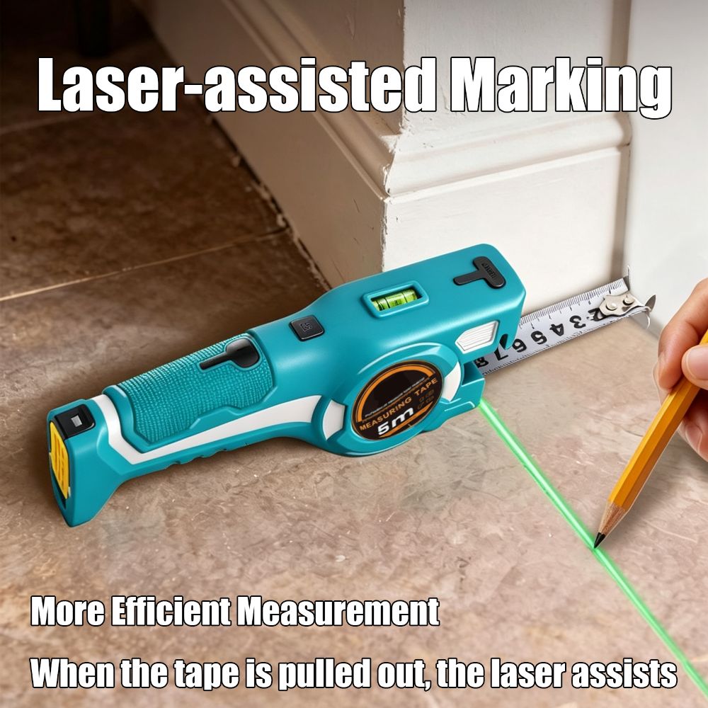 3-in-1 Laser Tape Measure High - Digital Tape Measure 5M Laser 评论和价格