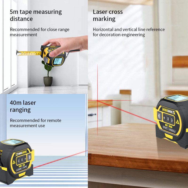 Laser Distance Meter Measuring - Digital Tape Measure 5M Laser 评论和价格