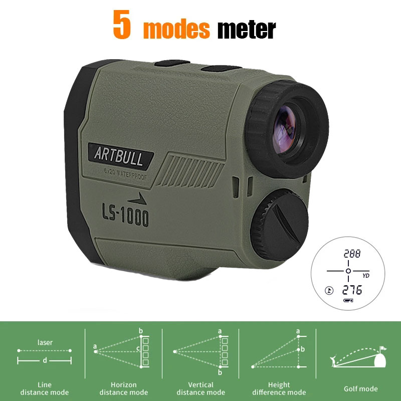 ARTBULL Laser Rangefinder Hunt - Golf Rangefinder Laser Slope 评论和价格