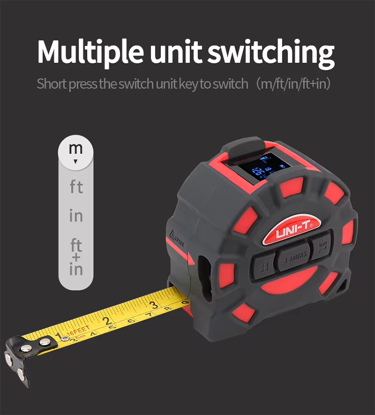 UNI-T LM50T LM60T 2 in 1 Laser - Laser Distance Meter 2 In 1 Tape 评论和价格