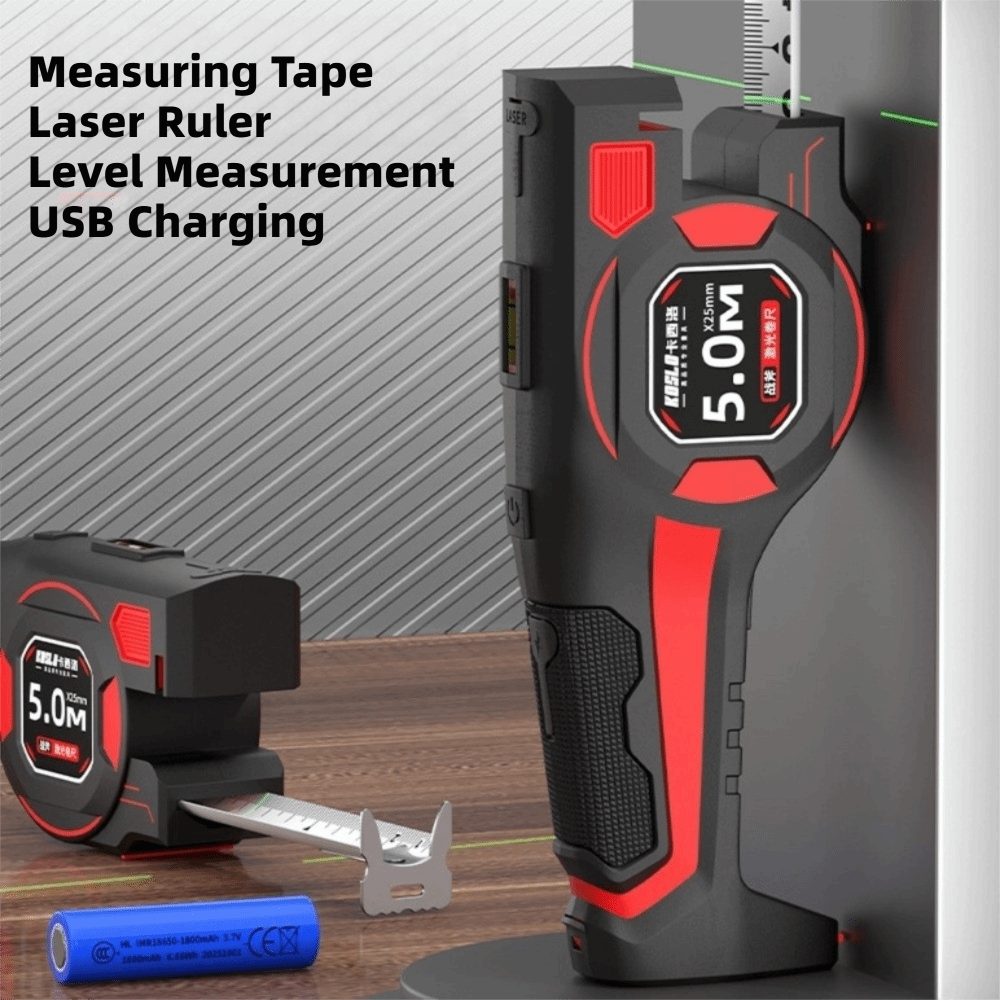 3-in-1 Laser Tape Measure Rech - Digital Tape Measure 5M Laser 评论和价格